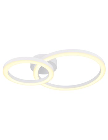 Adda plafoniera metallo bianco satinato LED IP20
