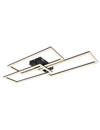 Tiny plafoniera metallo nero satinato LED IP20