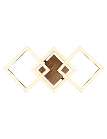 Kerry plafoniera metallo nero satinato LED IP20 Kerry plafoniera metallo nero satinato LED IP20