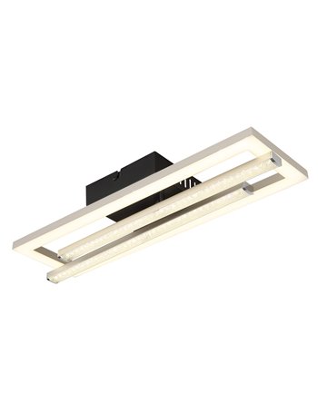 Highway plafoniera plastica nero satinato LED IP20