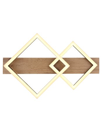 Beatrix plafoniera metallo nero satinato LED IP20