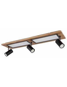 Ulla plafoniera metallo nero satinato LED IP20 2