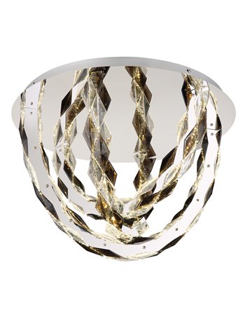 Karilion plafoniera metallo cromato LED IP20