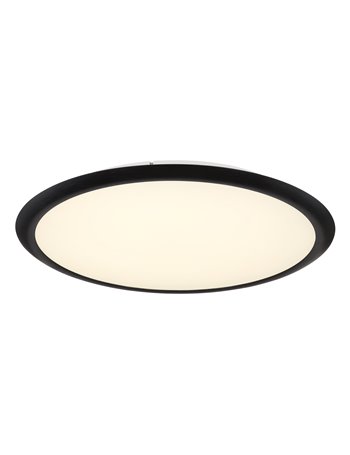 Suna plafoniera metallo nero satinato LED IP20