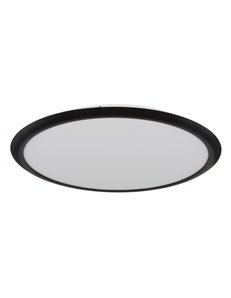 Suna plafoniera metallo nero satinato LED IP20 2