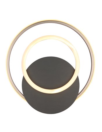 Julio plafoniera MDF grigio satinato LED IP20