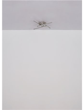 Kirina plafoniera plastica nichel satinato LED IP20