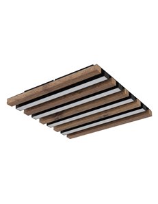 Hayden plafoniera metallo nero satinato LED IP20 2