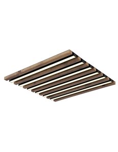 Hayden plafoniera metallo nero satinato LED IP20