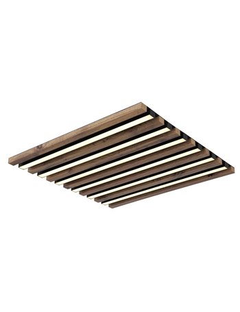 Hayden plafoniera metallo nero satinato LED IP20