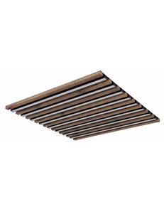 Hayden plafoniera metallo nero satinato LED IP20 2