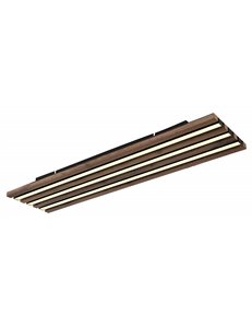 Hayden plafoniera metallo nero satinato LED IP20
