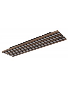 Hayden plafoniera metallo nero satinato LED IP20 2