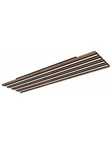 Hayden plafoniera metallo nero satinato LED IP20