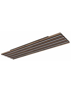 Hayden plafoniera metallo nero satinato LED IP20 2