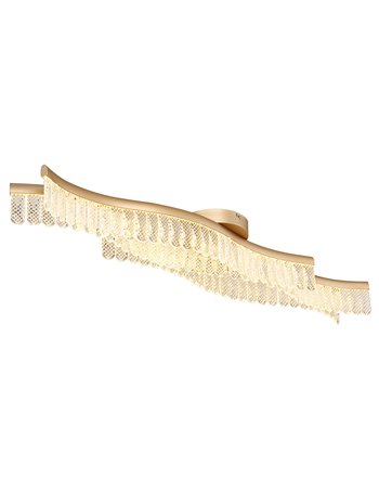 Juliet plafoniera metallo color oro satinato LED IP20