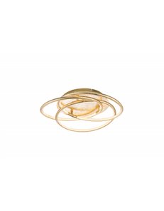 Barna plafoniera alluminio color oro LED IP20