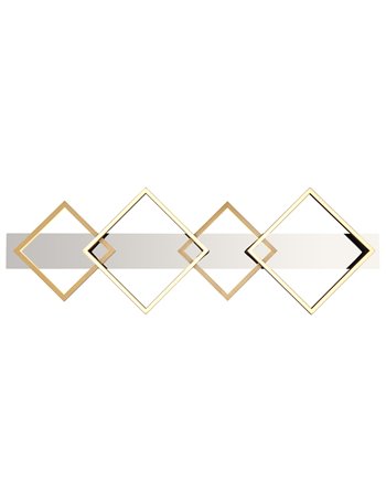 Lesina plafoniera metallo cromato LED IP20