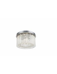 Joyce plafoniera metallo cromato LED IP20
