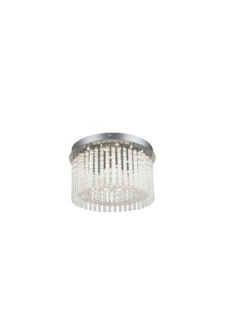 Joyce plafoniera metallo cromato LED IP20