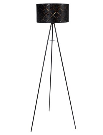 Sunna Piantana metallo nero 1x E27
