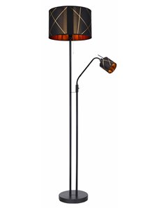 Bemmo Piantana metallo nero 1x E27 2