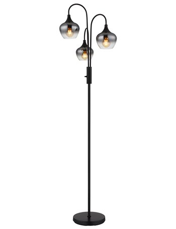 Maxy Piantana metallo nero satinato 3x E27