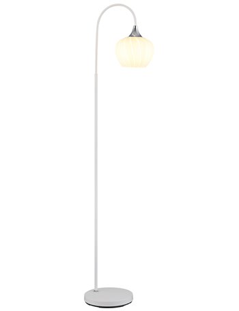 Maxy Piantana metallo bianco satinato 1x E27