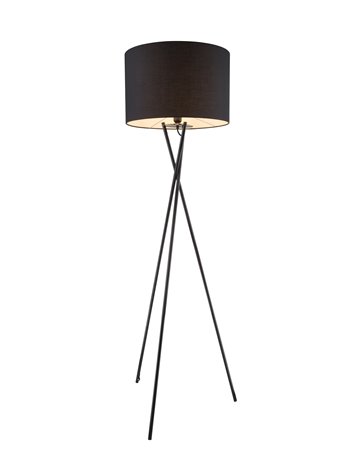 Gustav Piantana metallo nero 1x E27