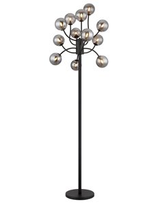 Riha Piantana metallo nero satinato 12x G9 LED