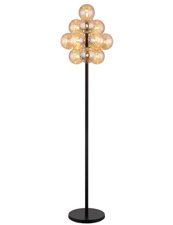 Conor Piantana metallo nero satinato 13x G9 LED
