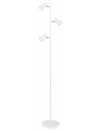 Robby Piantana metallo bianco 3x GU10 LED