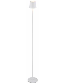 Vannie Piantana metallo bianco satinato LED