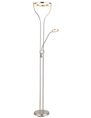Ebro piantana metallo cromato LED