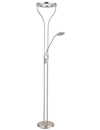 Ebro piantana metallo cromato LED