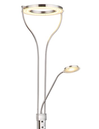 Ebro piantana metallo cromato LED