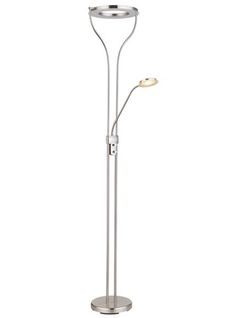 Ebro piantana metallo cromato LED