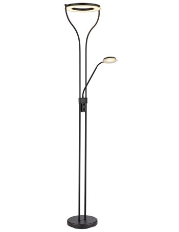 Ebro piantana metallo nero LED