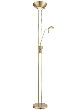Leonas piantana metallo color ottone LED