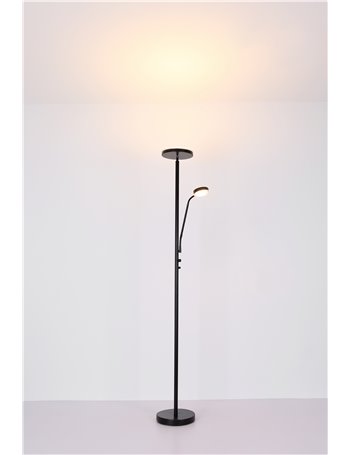 Ernst Piantana metallo nero satinato LED