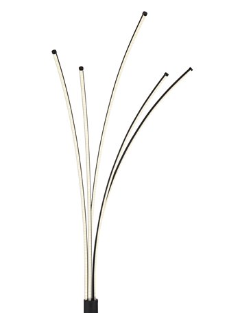 Bizzy Piantana metallo nero satinato LED