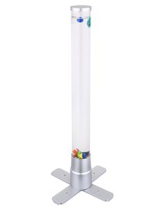 Mendoza Piantana plastica color argento LED RGB 2