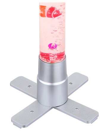 Mendoza Piantana plastica color argento LED RGB