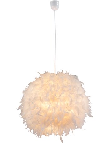 Katunga lampada a sospensione plastica bianco  1x e27