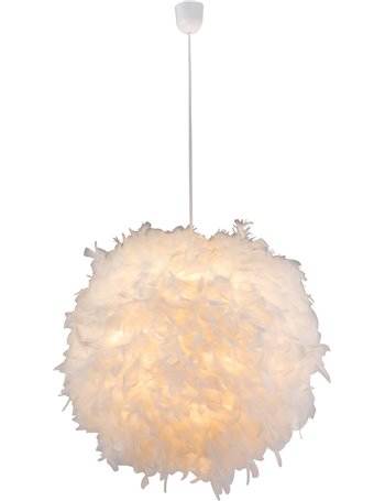 Katunga lampada a sospensione plastica bianco  1x e27