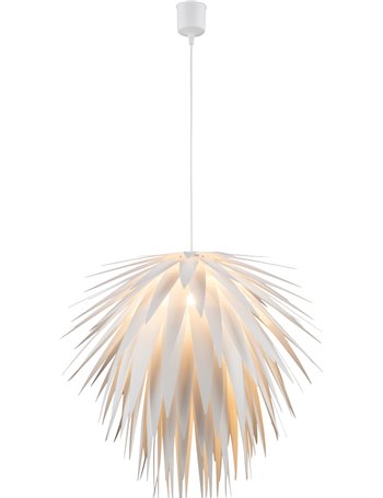 Nala lampada a sospensione plastica bianco  1x e27