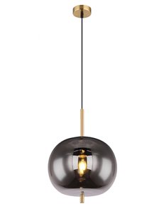 Blacky i lampada a sospensione metallo color ottone  1x e27