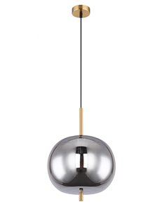 Blacky i lampada a sospensione metallo color ottone  1x e27 2