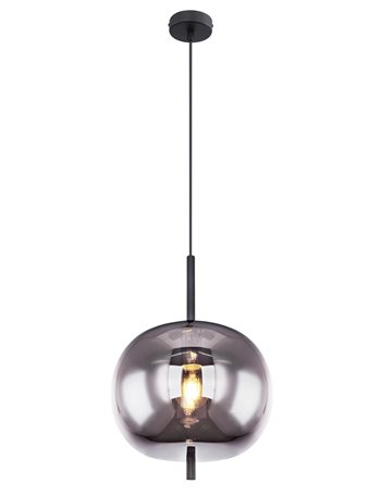 Blacky lampada a sospensione metallo nero  1x e27