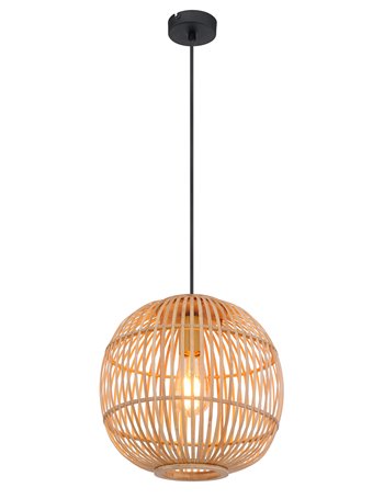 Hildegard lampada a sospensione bambù color naturale  1x e27